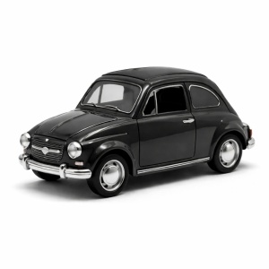 Masinuta clasica metalica neagra pullback 1:36 model vintage - Img 2