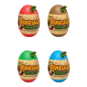 Ou surpriza Dinosaur World cu figurina dinozaur pentru copii