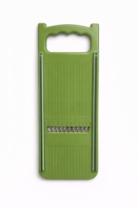 Răzătoare de bucătărie tip mandolină, plastic Verde, control ergonomic - Img 2