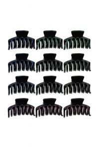 Set 12 Cleme Par 11cm Sidefate Multicolor , Accesorii Rezistente si Elegante