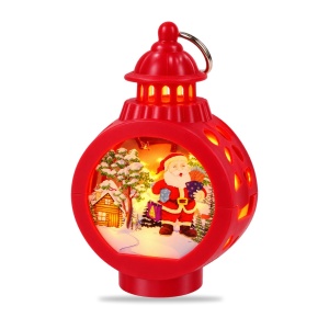 Set 12 felinare decorative cu LED de Crăciun, diferite culori, 9,5x7 cm - Img 3