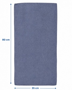 Set 12 Lavete Auto din Microfibra 35x80 CM, Diferite Culori, Foarte Absorbante - Img 3