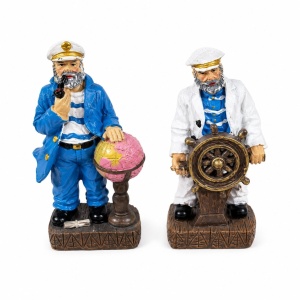 Set 2 Figurine Căpitani de Navă – Suvenir Nautic Decorativ cu Tematică Marină - Img 3