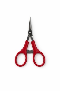 Foarfecă profesională pentru manichiură și cuticule cu mâner ergonomic roșu - Img 2
