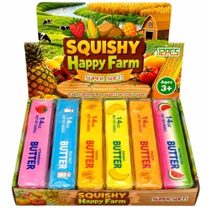 Jucărie Antistres Squishy Butter cu Fructe, 23 cm, Slow Rising, Model Aleatoriu - Img 4