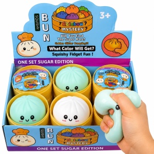 Jucărie Antistres Squishy Dumpling cu Spumă, 8.5 cm, Model Aleatoriu, Super Moale - Img 2
