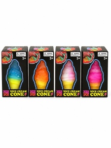 Jucarie antistres Squishy Ice Cream Cone 8cm, model inghetata colorata, culoare aleatorie - Img 2