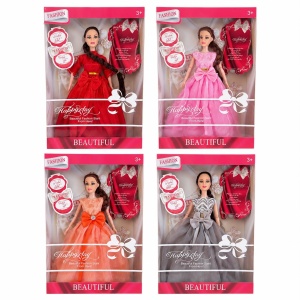 Păpușă Fashion pentru Fetițe 3+ Ani, Rochie Elegantă, Model Aleatoriu, Păpușă Prințesă