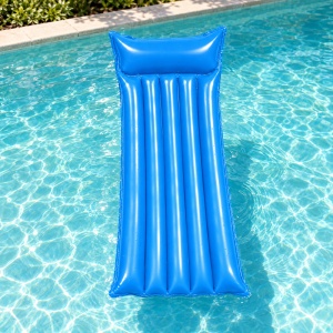Saltea Gonflabilă Albastră pentru Plajă și Piscină, 183 x 69 cm - Img 5