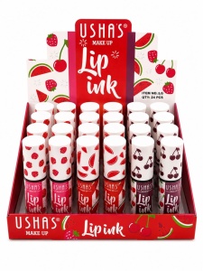 Set 24 Lip Ink USHAS Strawberry – Tint pentru Buze cu Efect Natural, Rezistență Îndelungată