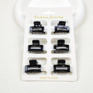 Set 30 Seturi Clamute Par Negre Mini , 6 Buc pe Set, Modele Mix Accesorii