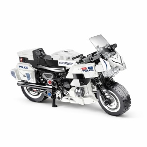 Set constructie motocicleta politie, 318 piese, model detaliat - Img 2