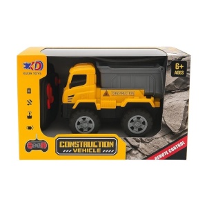 Basculanta Constructii R C Galbena Xuda Toys , Telecomanda Lumini Sunete Jucarie Copii 6+