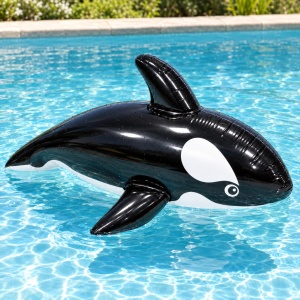 Colac Gonflabil Orca 134 cm – Balenă pentru Piscină și Plajă - Img 6