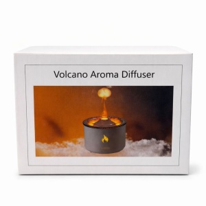 Difuzor aroma tip vulcan cu efect lava si flacara LED, umidificator si aromaterapie - Img 3