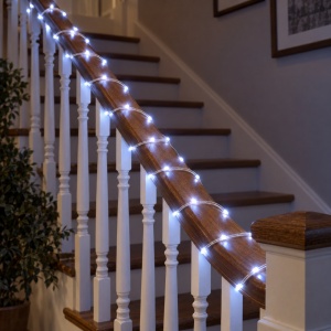 Instalație LED Tip liniară din sarma siliconata, 100 m, 800 LED alb rece - Img 5