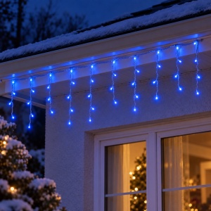 Instalatie luminoasa tip turturi cu LED, 7.7m - Img 4