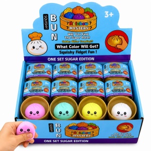 Jucărie Antistres Squishy Dumpling cu Spumă, Moale și Catifelată, 5,5 cm, Model Aleatoriu - Img 3