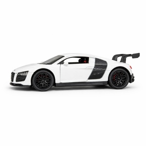 Masinuta metalica sport alba coupe,,15.5x7 cm, die cast, usi functionale