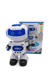 Robot Dansator 22x14 cm , Lumini, Sunete, Miscare, Functioneaza pe Baterii