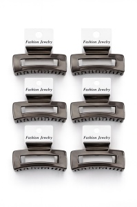 Set 12 Cleme Par 11cm Gunmetal , Accesorii Metalizate Rezistente pentru Coafuri