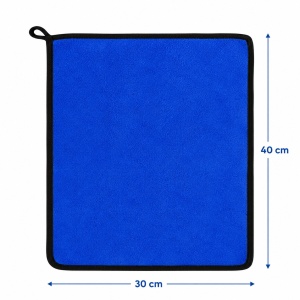Set 12 Lavete Auto din Microfibra 30x40 CM, Diferite Culori, Foarte Absorbante - Img 3