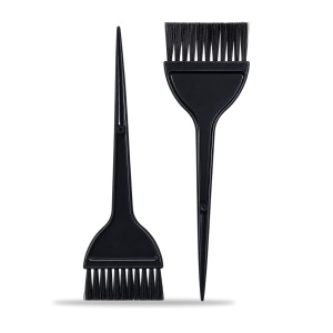 Set 2 pensule pentru vopsit părul, negre, plastic