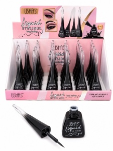 Set 24 Tuș Lichid pentru Ochi USHAS Liquid Eyeliner – Negru Intens, Waterproof, Long Lasting