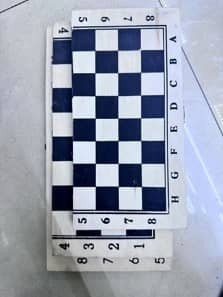 Tabla sah si table din lemn 34cm, set 2 in 1, piese incluse, joc clasic