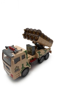 Camion Militar cu Lansator de Rachete , 4D Lights, 27 x 13 cm