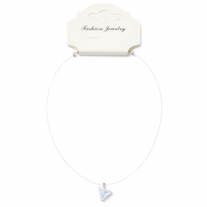 Colier Roxe cu pandantiv cristal triunghiular, 40 cm, reglabil – bijuterie elegantă damă