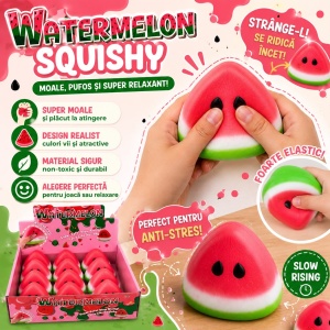 Jucărie Antistres Squishy Pepene, 8cm Slow Rising, Super Moale, Model Aleatoriu