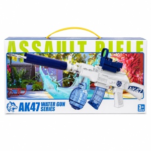 Pistol cu Apă AK47 pentru Copii 3+, Rezervor Mare 550 ml, Rază 8-10 m, Model Aleatoriu