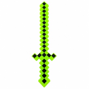 Sabie de jucărie verde, cu lumini , 62 cm – sabie din plastic pentru copii - Img 2