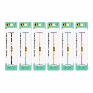 Set 12 Brățări Reglabile cu Pandantiv Scoici – Mărgele Colorate, Accesorii de Vară