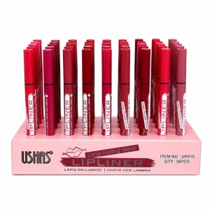 Set 36 Creioane de Buze USHAS Lipliner Long-Lasting Wear – Mix Culori, Rezistență Îndelungată