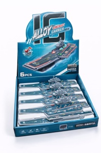 Set 6 Portavion jucarie metalic tip Aircraft Carrier model realist