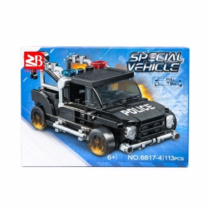 Set 8 jocuri constructie vehicule politie copii, modele diferite, 71-113 piese - Img 3