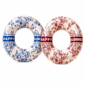 Colac Gonflabil Albastru Happy Summer 90 cm – Colac de Înot pentru Piscină și Plajă