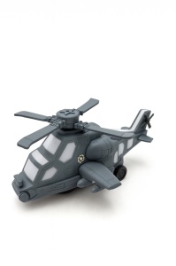 Elicopter Militar Jucarie 25x11 cm cu Lumini si Sunete , Model de Atac, Rotori Functionali - Img 2