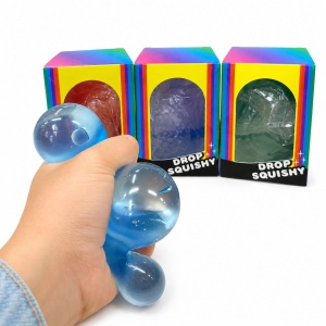 Jucarie antistres Drop Squishy, moale si elastica, culoare aleatorie - Img 3
