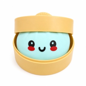 Jucărie Antistres Squishy Dumpling 8.5 cm cu Spumă în Interior – Extra Moale - Img 2