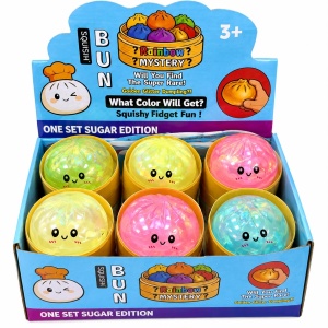 Jucărie Antistres Squishy Dumpling cu Gel și Efect Gheață, 8,5 cm, Model Aleatoriu - Img 2
