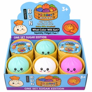 Jucărie Antistres Squishy Dumpling cu Spumă, 8.5 cm, Model Aleatoriu, Super Moale - Img 3