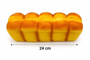 Jucărie Antistres Squishy Pâinică 24 cm – Moale, Pufoasă, Slow Rising - Img 2
