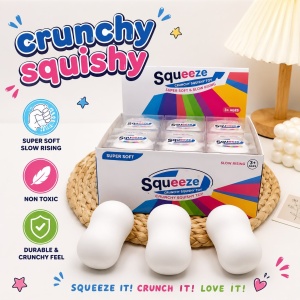 Jucărie Antistres Squishy Săpun Crunchy, Moale și Elastică, Textură Crunchy, Model Săpun