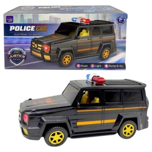 Mașină de poliție interactivă cu lumini și sunete, plastic, 23 cm