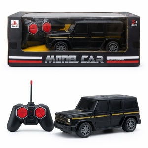 Masinuta cu telecomanda SUV negru, functii complete de miscare, 27 cm - Img 2