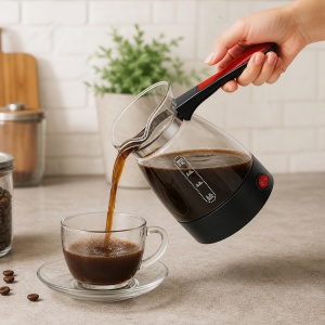 Recipient Electric pentru Cafea, Cana Electrica 0.8L, 14x16 cm - Img 3