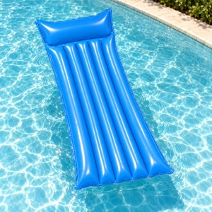 Saltea Gonflabilă Albastră pentru Plajă și Piscină, 183 x 69 cm - Img 6